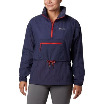 Columbia Berg Lake Anorak, Chamarras Azul Marino Para Mujer | 847936-SJE